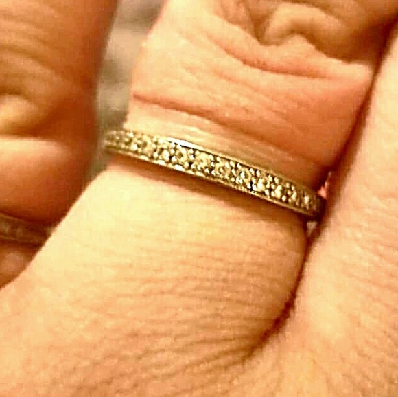 White Gold Wedding Ring Set! - Picture 2 of 7